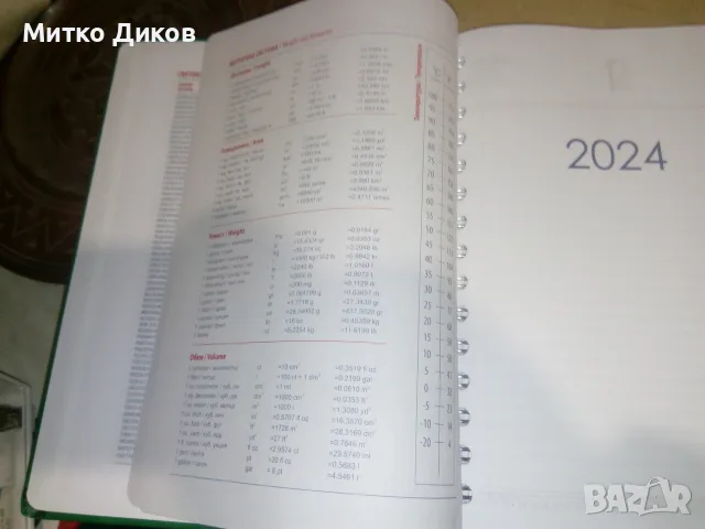 Бележник зелен 2024г нов с много данни , снимка 10 - Ученически пособия, канцеларски материали - 55413334