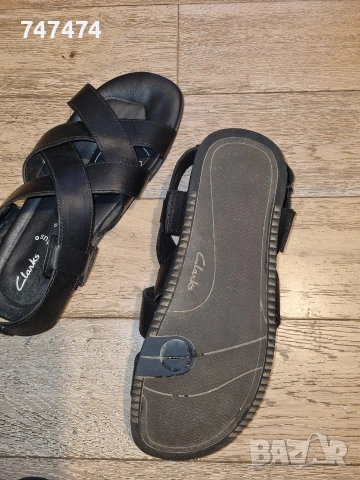 CLARKS, UK9 (43), снимка 5 - Мъжки сандали - 54121299
