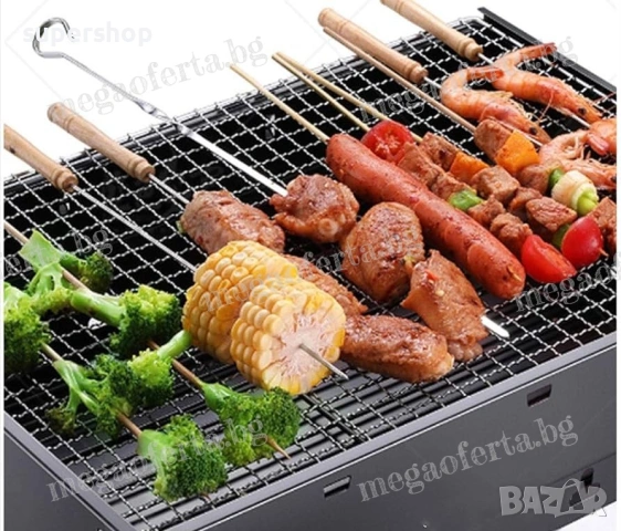 Преносимо Барбекю на Дървени Въглища, снимка 2 - Барбекюта - 54014323