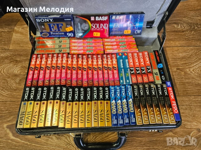 Аудио касети SONY, TDK, Maxell, BASF и други. Чисто нови, запечатани. Цени от 8 до 25€ за брой, снимка 10 - Аудио касети - 55184079