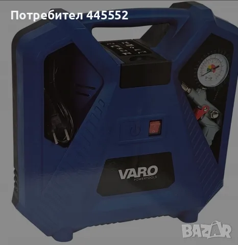 VARO PUMP компресор 180л в 1 мин компактен АВТОМОБИЛ ВЕЛОСИПЕД УНИВЕРСАЛЕН