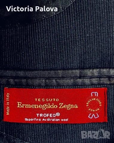 Сако TROFEO Ermenegildo Zegna – Super 100’s вълна, Италия, XL/XXL, висок клас, снимка 6 - Сака - 54403557