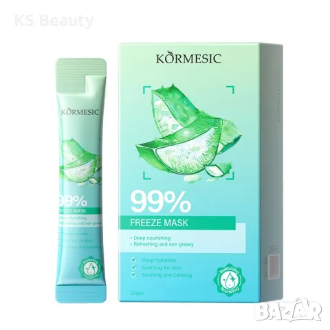 Kormesic 99% Aloe Vera Repair Freeze Mask - охлаждаща маска