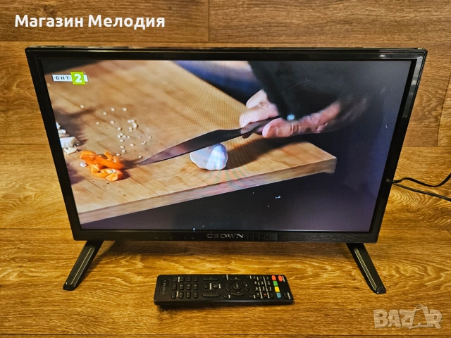 19" Телевизор Crown 19J110HD (19 инча) – Перфектен за кухня, каравана или камион, на 12V и 220V, снимка 8 - Телевизори - 55258418