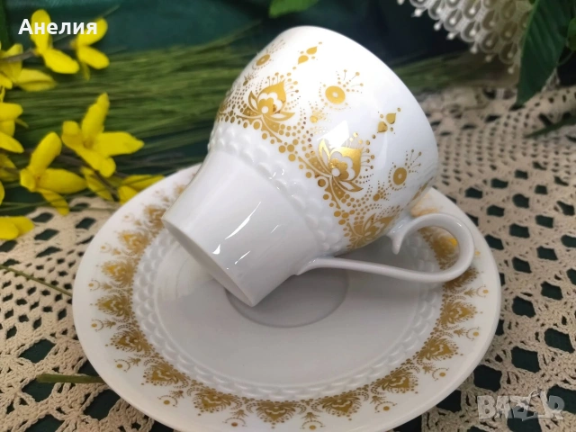 Hutschenreuther Bavaria златна огърлица , снимка 3 - Чаши - 54301715