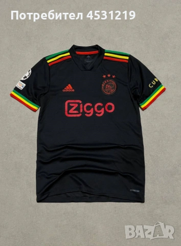 тениски Olympique Marseille Djibril Cisse - Ajax Amsterdam Bob Marley , снимка 5 - Футбол - 54569725