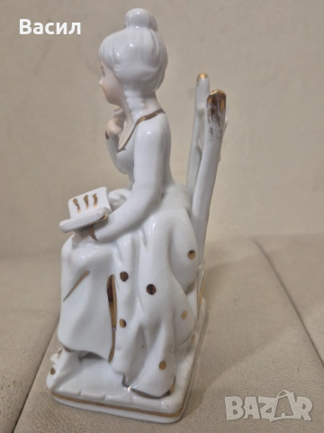 Порцеланова фигура позлата, снимка 4 - Други ценни предмети - 54150336