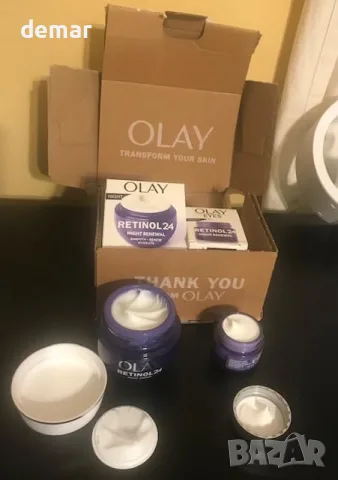 Нощен крем Olay Retinol 24 50 мл + крем за очи 15 мл, снимка 10 - Козметика за лице - 55517178