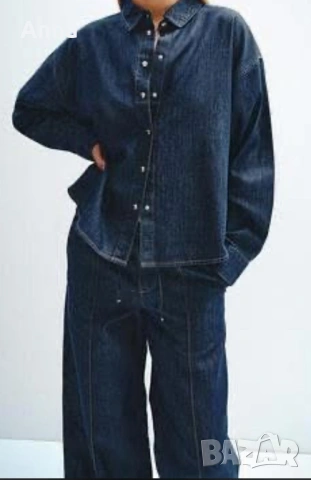 Дънков костюм 🔥лек, стилен, нова колекция на Zara