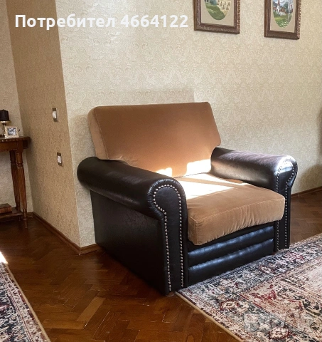 Продава фотьойл, снимка 2 - Дивани и мека мебел - 55227579