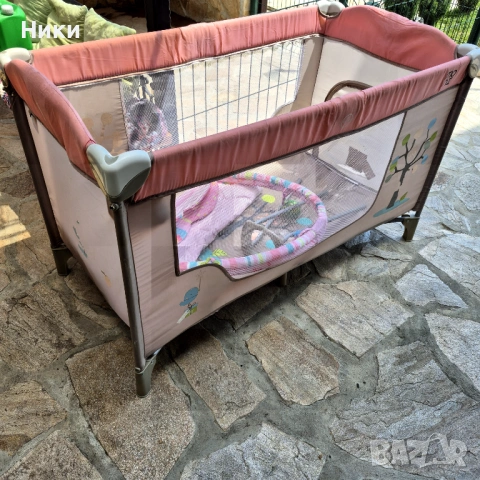Бебеша кошара и активна гимнастика, снимка 2 - Кошарки - 54517753