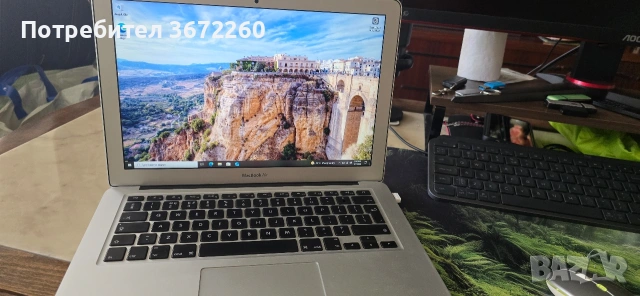MacBook Air A1466 EMC 2632 – Отлично състояние, Windows 10, снимка 8 - Лаптопи за дома - 54811826