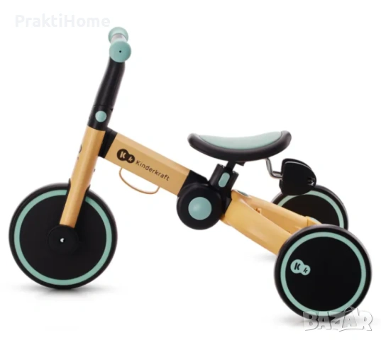 Триколка 3 в 1 | Баланс колело и Ride-On, снимка 5 - Детски велосипеди, триколки и коли - 55093200