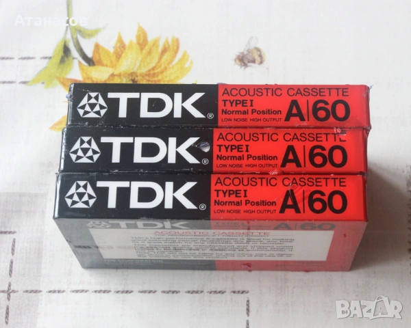 3 касети TDK A-60 Cassette Tape, снимка 5 - Други - 54651715