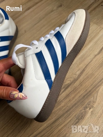 Кожени оригинални маратонки Adidas Samba Italia ! 42 н, снимка 3 - Маратонки - 54754829