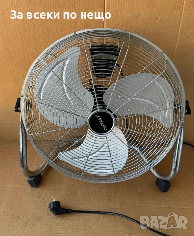 Настолен вентилатор MYDOMO, 90W, 3 степени. Aлуминиева перка, устойчива решетка за защита, снимка 2 - Друга електроника - 54349831