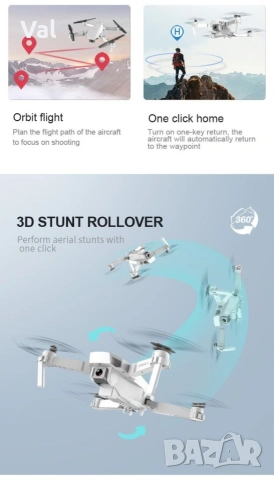 Иновативен мини дрон с висока резолюция от 4К HD - DRON E59 (4K+BAG）, снимка 11 - Дронове и аксесоари - 54841870