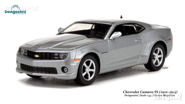 Chevrolet Camaro SS 2010 - мащаб 1:43 на DeAgostini моделът е нов в блистер