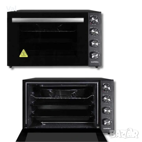 МИНИ ФУРНА , 70л ЧЕРЕН ГРАНИТ LX-9325CTDB,ЧЕРЕН INOX LUXELLLX-9325-CTDX, снимка 6 - Печки, фурни - 54760026