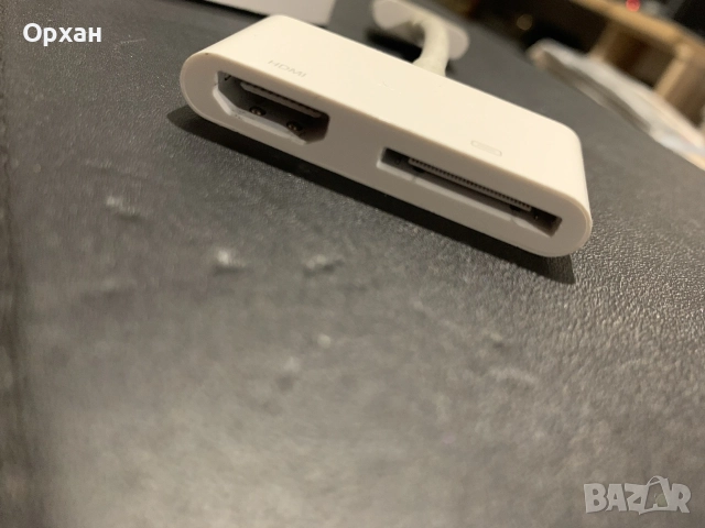 Заглавие: Ретро Apple Аксесоари: 30-pin Докинг Станция + HDMI Преходник (Оригинални, снимка 5 - iPod - 55318939