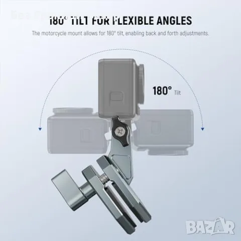 Нова Алуминиева стойка за камера за мотоциклет GoPro Hero DJI Action Insta360, снимка 4 - Чанти, стативи, аксесоари - 55450737