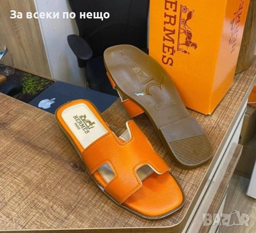 Hermes Дамски Чехли Хермес - Различни Цветове Код E1342, снимка 3 - Чехли - 53969794