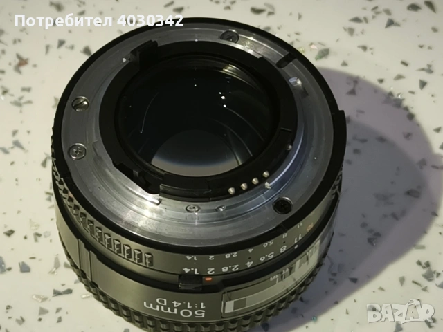 Nikon 50mm 1:1.4 D, снимка 3 - Обективи и филтри - 54263387