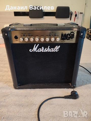 Китарен усилвател Marshall MG15FX – 15W , снимка 2 - Ресийвъри, усилватели, смесителни пултове - 54657734