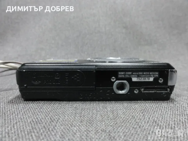ЦИФРОВ ФОТОАПАРАТ SONY CYBER-SHOT DSC-W215 12.1MP CCD ZEISS DIGITAL CAMERA Y2K DIGICAM, снимка 6 - Фотоапарати - 55334371