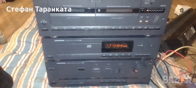 Усилвател CD player и двукасетачен дек Grundig 
