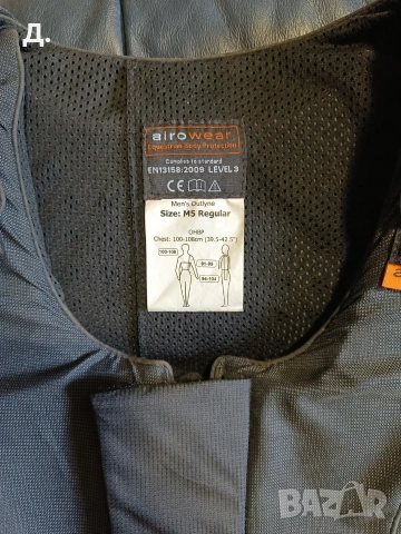 Предпазна жилетка/Протектор за конна езда Airowear Outlyne (ниво 3), снимка 3 - Спортна екипировка - 55071270