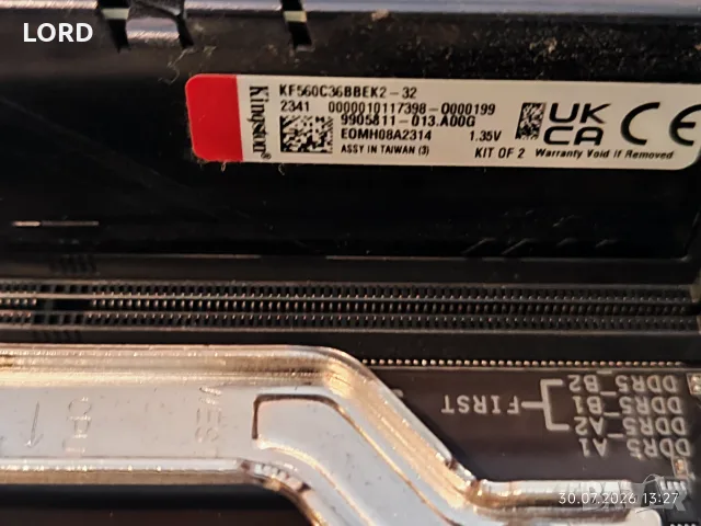 Комплект Ryzen 7 7800X3D, RAM 32GB DDR5 6000, Gigabyte B650 Gaming X AX, Noctua NH U12A, снимка 4 - Процесори - 55478690