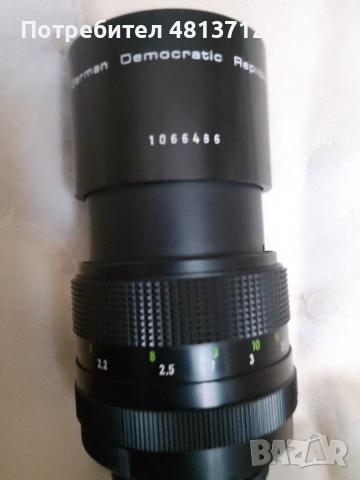  Обектив PENTACON auto 2.8/ 135 MC GDR 1066486, снимка 8 - Антикварни и старинни предмети - 54973541