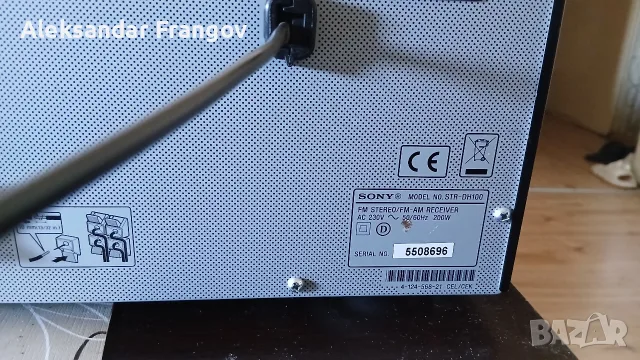 SONY FM STEREO RESIVER STR - DH 100, снимка 7 - Ресийвъри, усилватели, смесителни пултове - 55463544