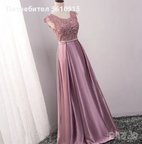 Сатенена официална рокля, снимка 5 - Рокли - 55357720