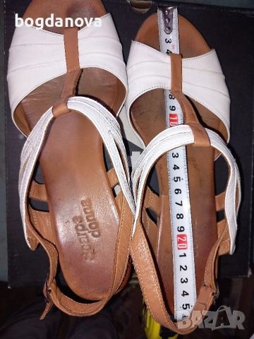 Летни сандали от естествена кожа, номер 40, снимка 4 - Сандали - 53985561