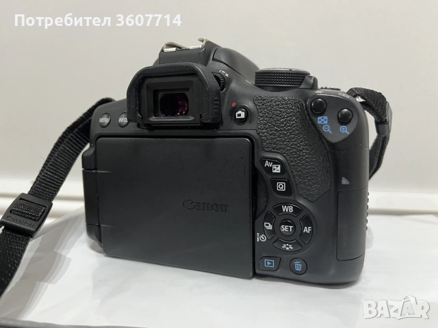 Canon EOS 750D - Топ състояние, снимка 2 - Фотоапарати - 55253640