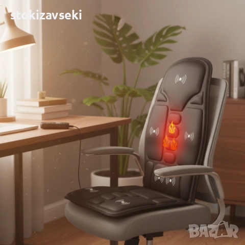 Масажна седалка с подгряване – комфорт и облекчение за тяло, което е уморено от седене, снимка 5 - Други - 54046216