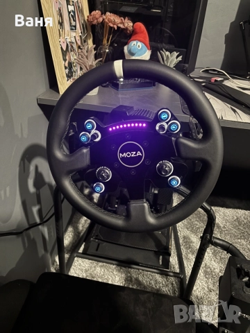 Moza R12 V2 + CRP2 + HGP + HBP + Next Level Racing GTRacer 2.0 – пълен SIM Racing комплект, снимка 7 - Друга електроника - 55503080