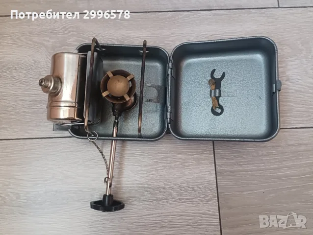 Примус ПТ-1 туристически газов бензинов котлон винтич ретро къмпинг, снимка 2 - Газови котлони - 55637682
