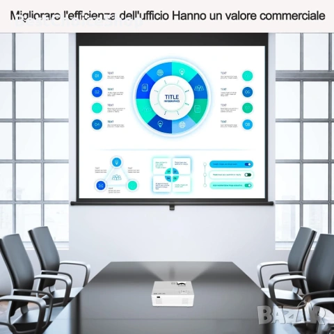 Мини мултимедиен проектор ysametp, full hd, 10000 lumens, hdmi, vga, usb, дистанционно, снимка 12 - Плейъри, домашно кино, прожектори - 54102694