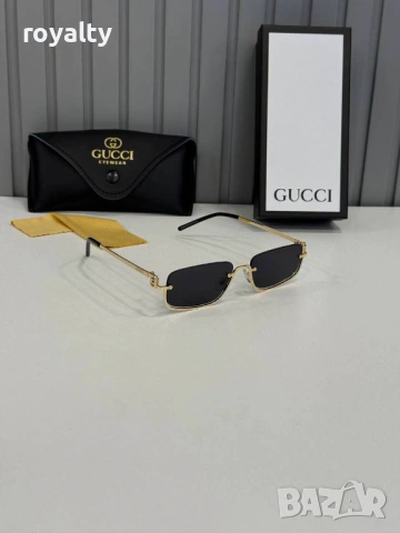 Gucci Нови Дамски Слънчеви Очила с Кутия Различни Цветове Гучи , снимка 2 - Слънчеви и диоптрични очила - 54650042