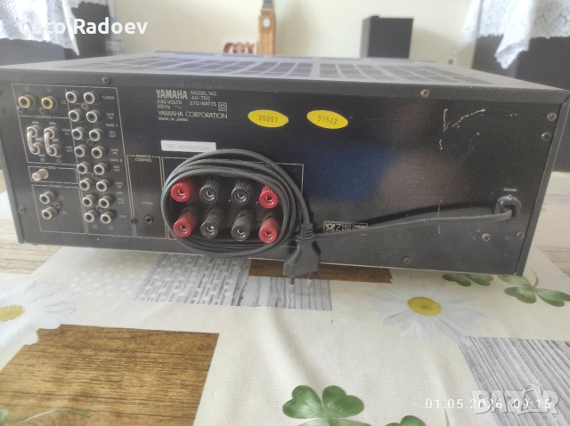 Ретро Класика: Yamaha AX-750 – Напълно Реставриран + Дистанционно , снимка 3 - Ресийвъри, усилватели, смесителни пултове - 54378233