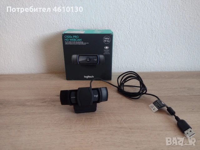 Web камера Logitech C920s Full HD 1080, снимка 1 - Камери - 55190295