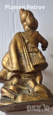 Бронзова брошка, чан Шотландски войник , снимка 17 - Други - 39221341