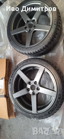 Гуми Michelin Pilot Sport 4s в комплект с джанти AXE EX18, снимка 2 - Гуми и джанти - 54093371