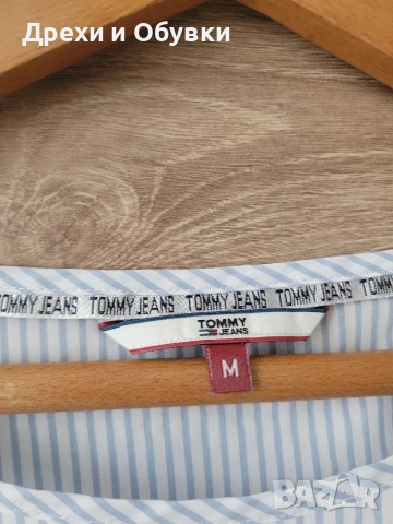 Нова лятна блуза бяло и синьо райе TOMMY HILFIGER , снимка 3 - Тениски - 54235897