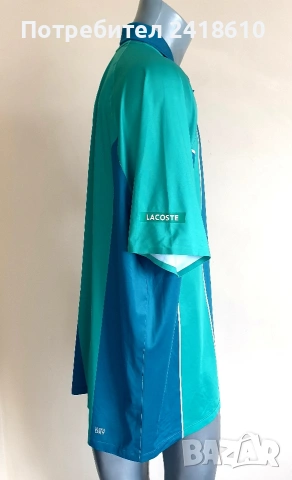 Lacoste Sport X Novac Djokovic Regular Fit Mens Size 7 - 2XL - XL 2бр ОРИГИНАЛ! Мъжки Тениски!, снимка 12 - Тениски - 54091858