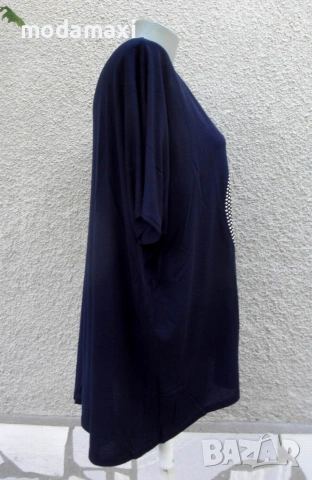 4XL Туника  Janina с кристални капси , снимка 5 - Туники - 55269498