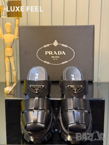 Prada ⚜️Дамски Чехли, снимка 5 - Чехли - 54368476